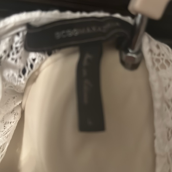 BCBGMaxazria Nishka Lace Ruffe Top - Picture 3 of 3